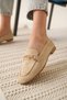 Hera Premium Women's Suede Beige Casual Shoes - 3