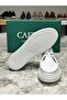Genuine Leather White Napa Handmade Casual Men's Shoes 1903-Paris - 7