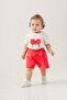 Baby Girl Flexible Fabric Summer Shorts Comfortable Set - 3