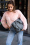 Women's Expandable Side Zipper 4-Compartment Hand and Shoulder Bag - 7