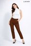 Women's High-Waist Slim-Leg Ankle-Length Palazzo Pants - 3
