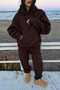 Women's New Season 3-Thread Tracksuit Set with Comfortable Fit and Fleece Lining - 2