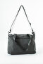 Women's Expandable Side Zipper 4-Compartment Hand and Shoulder Bag - 3