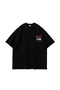 Japanese Honda Sakura Printed Oversize Unisex Black Tshirt - 2