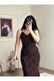 Floral Pattern Strap Tulle Dress - 3