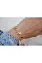 Blk240 Stone-Embellished Heart-Formed Fine Chain Bracelet (16 cm + 3 cm Extension) - 2
