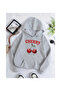 Unisex Printed 3İplik K Hooded Sweatshirt