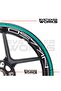 Cfmoto 450Nk Wheel Sticker Wheel Inner Lettering and Outer Stripe Set of 24 Stickers - 2