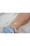 Blk236 Gold Bracelet with Heart Motif and Stone Detail (17 cm) - 2