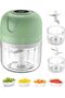 FMstyles Electric Garlic Chopper 1Cup, Mini USB Charging Wireless Food Processor
