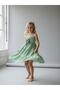 Girl's strap bow woven dress - 8