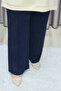 Women's Clothing Plus Size Wide Leg Cotton Pocket Lined Nergiz Trousers - 6