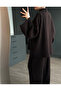 Brown Knitted Knitwear Set - 98078 - 7