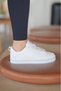 Women's Black and White Orthopedic Non-Slip Sole Daily Sneakers 058-K - 2