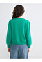   Green Crew Neck Women's Sweatshirt - 6