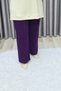 Women's Clothing Plus Size Wide Leg Cotton Pocket Lined Nergiz Trousers - 6