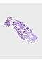 Cotton Suede Fabric Lilac Rabbit Patterned Eye Patched Shirt Collar Pajama Set Suitable for Girls and Mothers - 7