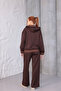 Hooded Modal Fabric Tracksuit Set with Sleeve and Leg Parachute Fabric Detail - 5