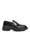 Black Open Genuine Leather Men's Casual Shoes 3254 m - 2