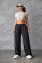 Women's 2-Thread Combed Cotton Stretchy Wide-Legged Sweatpants