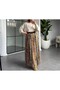 Ethnic Pattern Belted Lined Skirt - 7