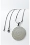 Silver Color Double-Sided Esmaül Hüsna & Protective Prayer 60cm Italian Chain 316L Stainless Steel Necklace - 9