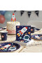 33X33 cm Space Astronaut Napkins 16 Pieces - Cosmic Themed Birthday Party Napkins