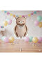 56.5X90 cm Teddy Bear Caramel Foil Balloon with Bow Tie - Birthday Party Decoration Balloon - 3