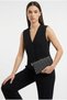 Women's Evening Dress Clutch Bag Black Y0512 - 4