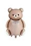 56.5X90 cm Teddy Bear Caramel Foil Balloon with Bow Tie - Birthday Party Decoration Balloon - 4