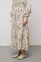 Women's Botanical Line Embroidered Bohemian Maxi Skirt - 2