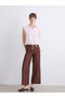 Women's Shirt with Tie at the Waist - 2