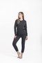 Unisex Ultra Flexible Cotton Thermal Insulated Gray Thermal Underwear Bottom and Top Set Thermal Set - 5