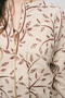 Women's Botanical Line Embroidered Zippered Bohemian Crop Jacket - 2