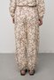 Women's Botanical Line Embroidered Waist Lace-Up Bohemian Trousers - 4