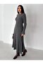 Ribbed Long Knitwear Dress