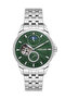 Automatic Men's Wristwatch - Steel Band, Green Dial Dm-00101G-A10