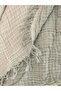 Green Tasseled Tv Blanket 130X170 cm (S6) - 3