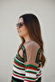 سترة نسائية موسمية مخططة - 4