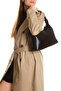 Women's Soft Textured Hobo Hand and Shoulder Bag - 4