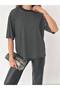 Striped Short Sleeve Oversize T-Shirt - 3