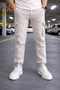 Men's Pants with Pockets, High Waist, Zippered Elastic Cuffs - 2