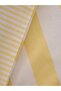 Yellow Striped Double Duvet Cover Set (S6) - 5