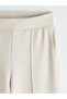 Gray Elastic Waist Wide Leg Women's Sweatpants (S6) - 6