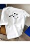 Why Not Penguen Printed Unisex Women'S/Men's Oversized Crew Neck T-Shirt