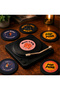 Nostalgic Themed - Old Record Player, Set of 6 Coasters 12X12