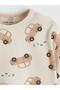 Crew Neck Printed Baby Boy Pajama Set (S6) - 4