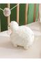 Plush Baby Throw Pillow with Lamb Figure 18 cm (S6) - 2