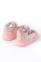 Genuine Leather Orthopedic Sole-Stitched Velcro Baby Girl First Step Sandals - Wide Fit - 6