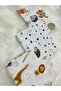 Multi-Purpose Muslin Cover & Blanket 3-Piece Set 100% Cotton Oeko-Tex Certified 80x80 cm - 3